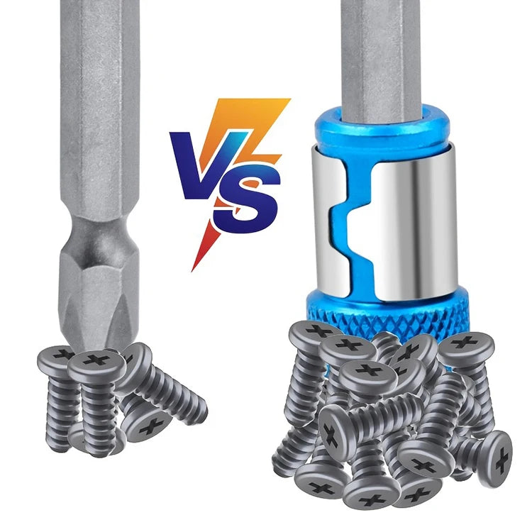 1pc Magnetic Screw Ring Bit Magnetizer Ring Metal Magnetizer Screw, Removable For 1/4 Inch/6.35mm Hex Screwdriver And Power Bits