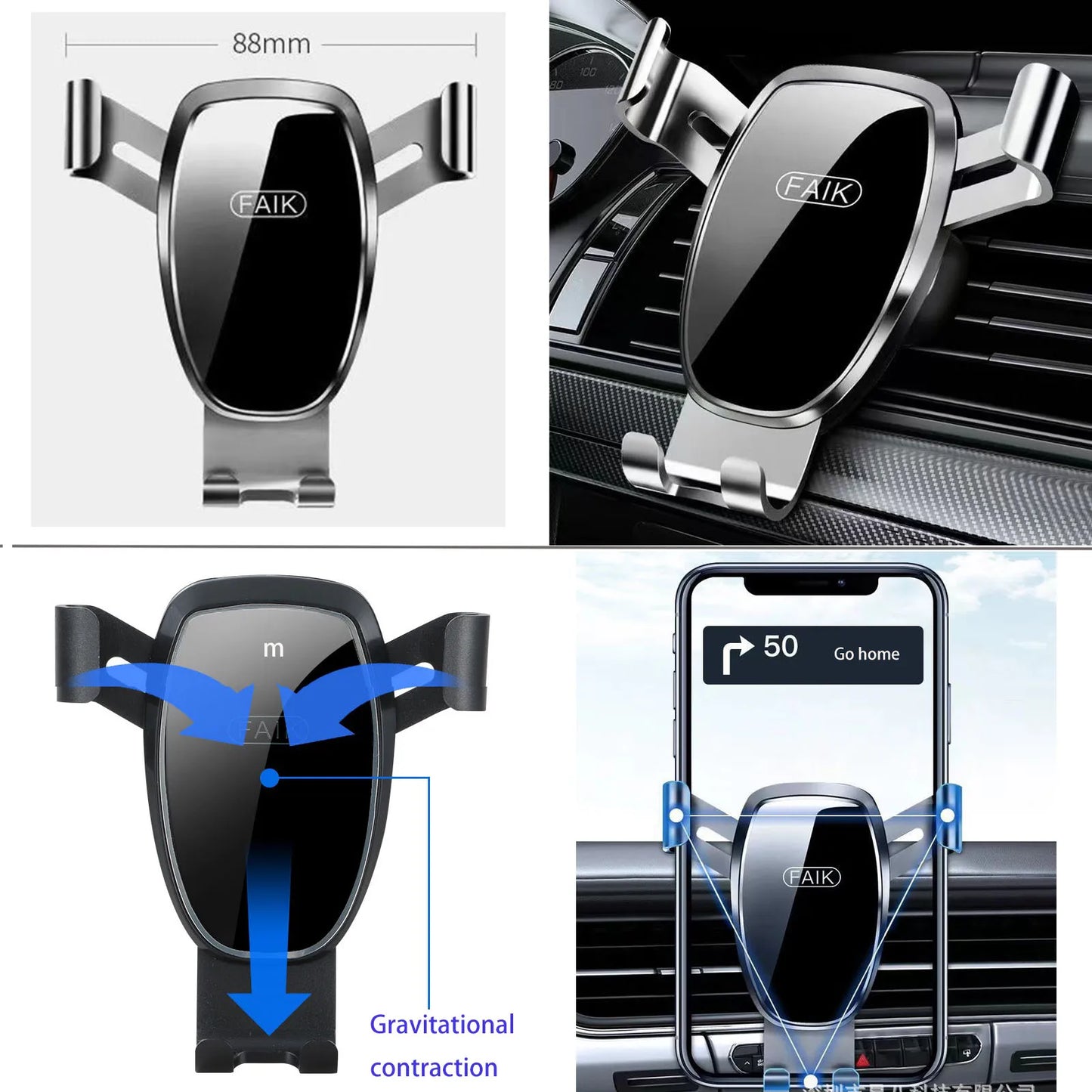 Car Mobile Phone Holder for Chevrolet Tahoe 2021~2024 GPS Bracket Navigation Stand Auto Accessories