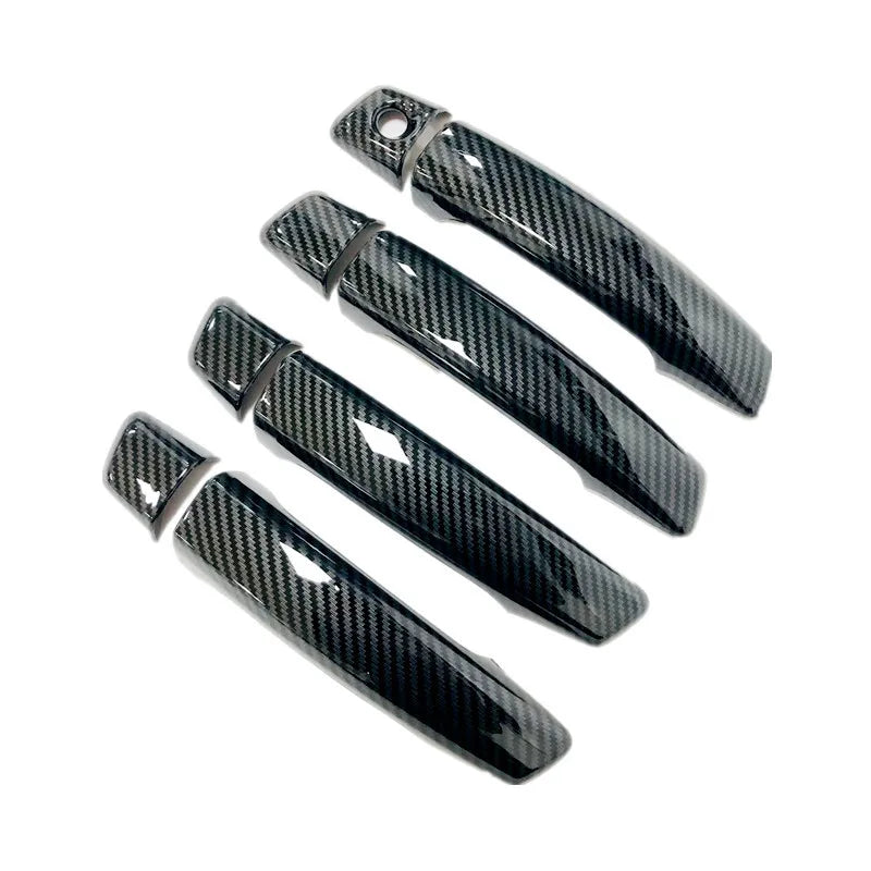For Audi A3 2014-2020 Carbon Fibre Interior Decorative Mouldings Gear Lever Collar Console Dashboard Armrest Cover Pad Shell