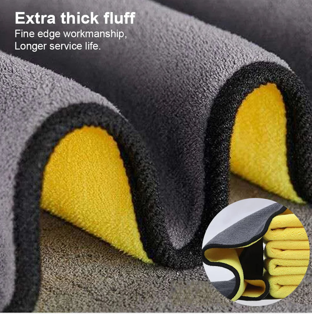 Microfiber Towel Car Microfiber Cloth Wash Towel Microfiber Cleaning Cloth Car Wash Drying Towel Auto Detailing