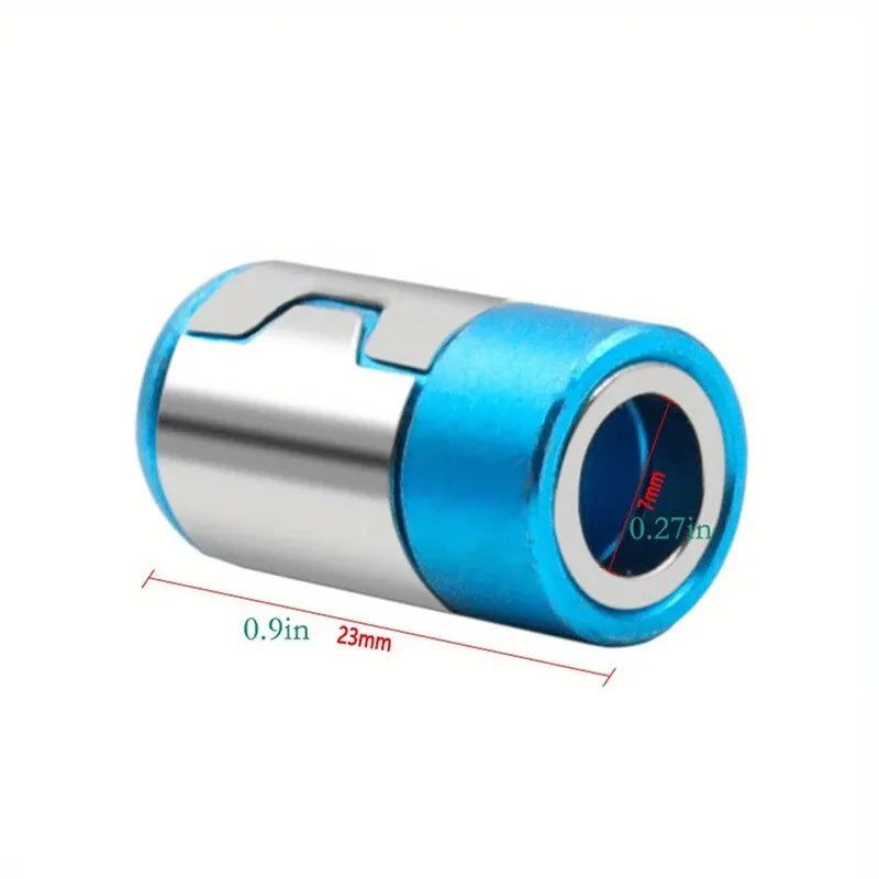 1pc Magnetic Screw Ring Bit Magnetizer Ring Metal Magnetizer Screw, Removable For 1/4 Inch/6.35mm Hex Screwdriver And Power Bits - All in 1