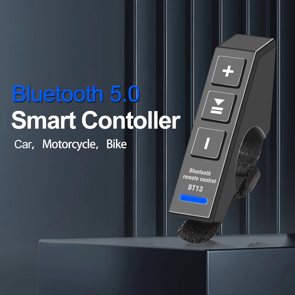 Motorcycle Media Button Remote Controller Steering Wheel Music Player Controller Headset Remote Controller for IOS Android Phone