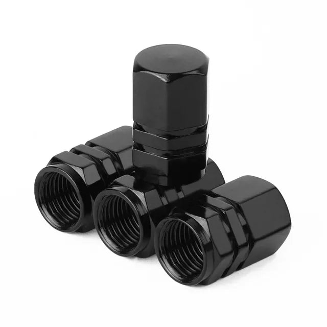 Aluminum Alloy Car Tire Valve Stem Caps Tyre Rim Valve Nipple Covers Dustproof Waterproof For Automobiles Motorcycles Trucks