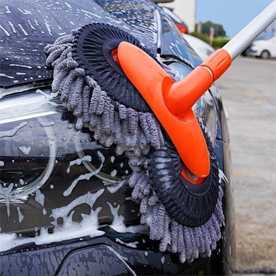 Brosse lavage voiture | Rotative Microfibre 360° - All in One