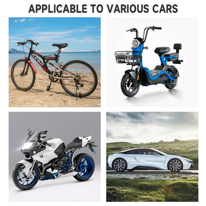 Luminous Tire Valve Caps Car Bicycle Motorcycle Wheel Hub Night Glow Decor Tire Dust-Proof Cover Universal Car Accessories