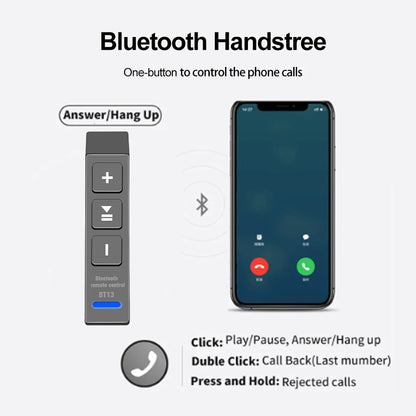 Motorcycle Media Button Remote Controller Steering Wheel Music Player Controller Headset Remote Controller for IOS Android Phone