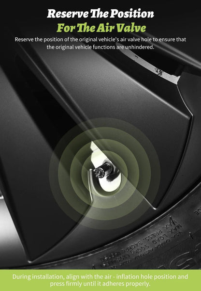 4PCS for Model Y2020 - 2024 Vehicle Full Coverage New Blade Wheel Cover Cap 19 Inches Hubcaps Automobile Accessories for Tesla - All in One