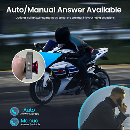 Motorcycle Media Button Remote Controller Steering Wheel Music Player Controller Headset Remote Controller for IOS Android Phone