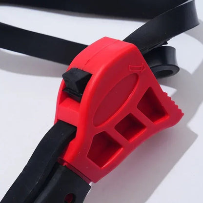 6/8 Inch Belt Wrench Oil Filter Remover Adjustable Chain Strap Spanner Vehicle Maintenance Tool Disassembly Oil Filter Extractor - All in 1