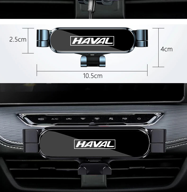 Car Phone Holder For haval Jolion 2021 2022 Car Styling Bracket GPS Stand Rotatable Support Mobile Accessories - All in One