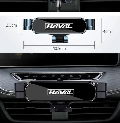 Car Phone Holder For haval Jolion 2021 2022 Car Styling Bracket GPS Stand Rotatable Support Mobile Accessories - All in One