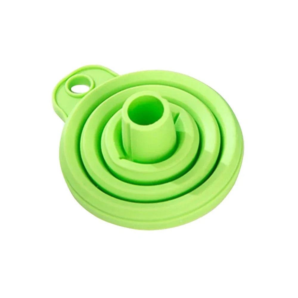 Engine Funnel Car Universal Silicone Liquid Funnel Washer Fluid Change Foldable Portable Auto Engine Oil Petrol Change Funnel