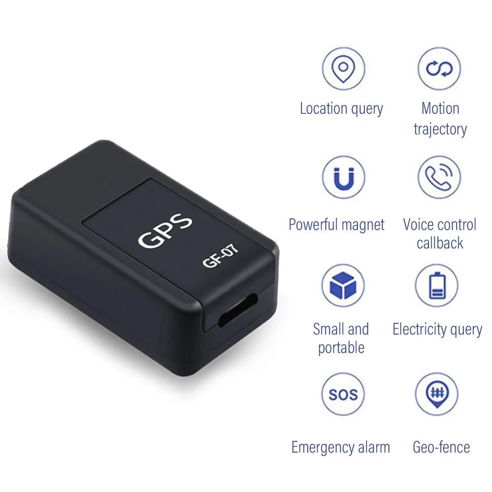 GF07 Tracker Strong Magnetic Car Vehicle Tracking Anti - lost Anti - theft Device Mini Portable Precise Positioning GPS Locator - All in 1