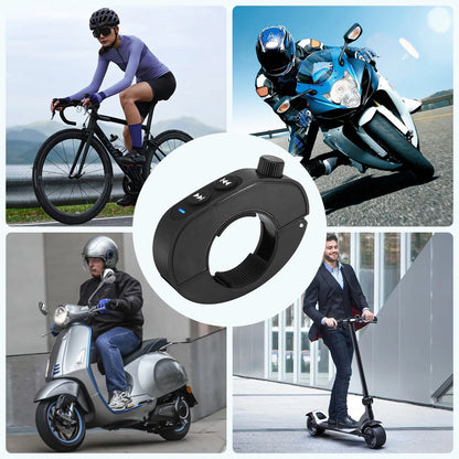 Motorcycle Handlebar Steering Wheel Remote Control Wireless Media Smart Phone Remote Controller For Bike customized - All in One