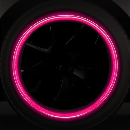 Fluorescent Pink Valve Cap Car Tire Valve Stem Caps for Bike Motorcycle Luminous Wheel Tire Protective Cover 5 Styles