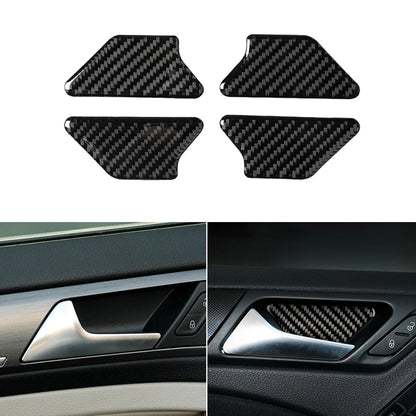 For VW Golf 6 MK6 Car Carbon Fiber Center Control Panel Air Vent Gear Shift Frame Headlight Switch Ashtray Box Cover Inner Trim