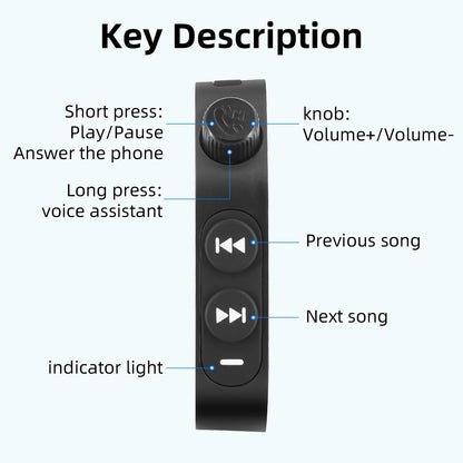 Motorcycle Handlebar Steering Wheel Remote Control Wireless Media Smart Phone Remote Controller For Bike customized - All in One