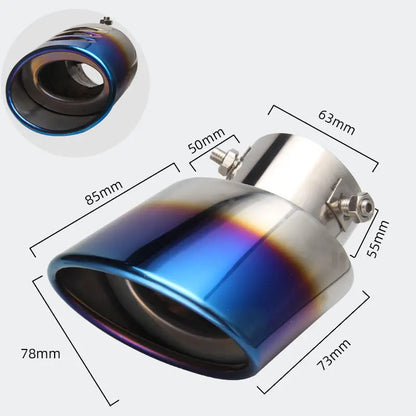 Automobile tailpipe tailpipe general exhaust stainless steel exhaust hood exhaust cylinder sound tail muffler modification