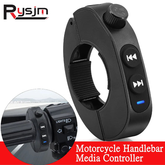 Motorcycle Handlebar Steering Wheel Remote Control Wireless Media Smart Phone Remote Controller For Bike customized