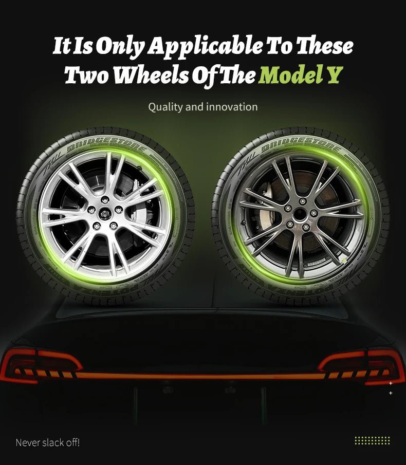 4PCS for Model Y 2020 - 2024 Vehicle Full Coverage Blade Wheel Cover Cap 19 Inch Hubcaps Replacement Accessories Design for Tesla - All in 1