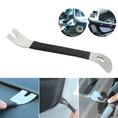 Car Audio Disassembly Tool Stainless Steel PryClip Rocker Crowbar Bar Door Panel Disassembly Pry Panel Interior - All in 1