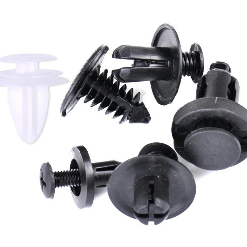 GM Rivet OPP Bag Or Box 6 Kinds of Auto Parts Quick Fastening Plastic Buckle 100 Pieces Mixed - All in 1