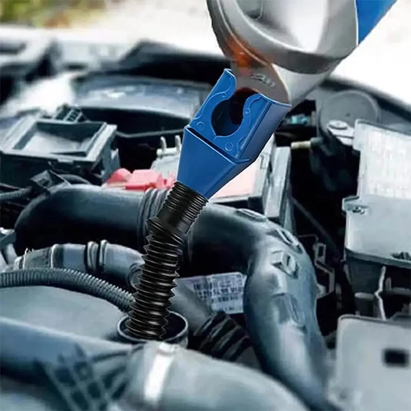 Car Motorcycle Refueling Funnel Gasoline Foldable Engine Oil Funnel Tool Plastic Funnel Refueling Tool Auto Accessories 1-3pcs