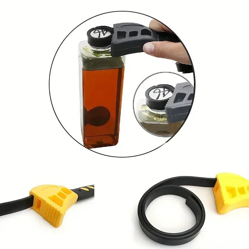 6/8 Inch Belt Wrench Oil Filter Remover Adjustable Chain Strap Spanner Vehicle Maintenance Tool Disassembly Oil Filter Extractor - All in 1