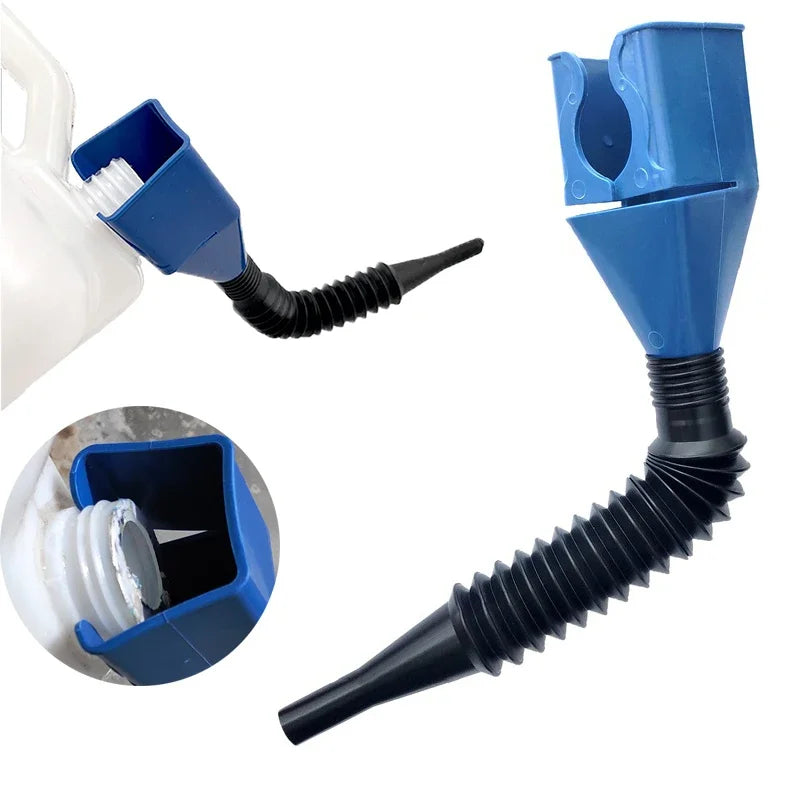 Car Motorcycle Refueling Funnel Gasoline Foldable Engine Oil Funnel Tool Plastic Funnel Refueling Tool Auto Accessories 1-3pcs