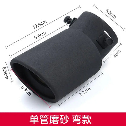 Automobile tailpipe tailpipe general exhaust stainless steel exhaust hood exhaust cylinder sound tail muffler modification