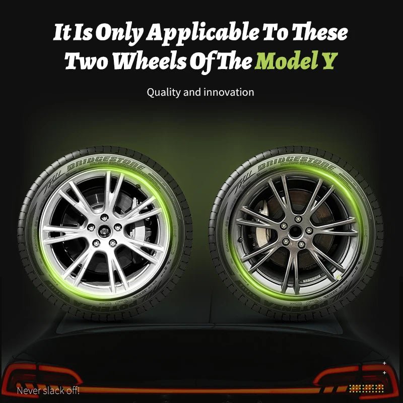 4PCS for Model Y 2020 - 2024 Vehicle Full Coverage Blade Wheel Cover Cap 19 Inch Hubcaps Replacement Accessories Design for Tesla - All in 1