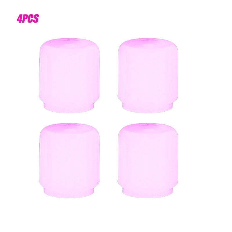 Fluorescent Pink Valve Cap Car Tire Valve Stem Caps for Bike Motorcycle Luminous Wheel Tire Protective Cover 5 Styles