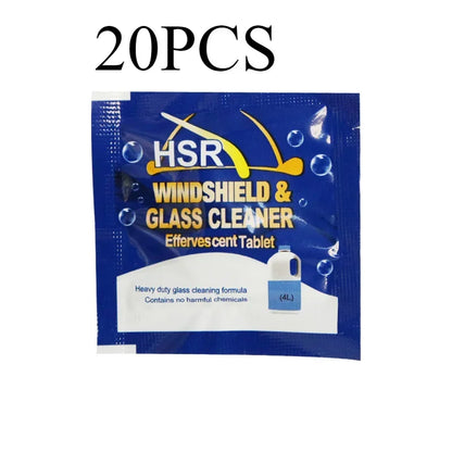 Car Windshield Glass Concentrated Washer Tablets Car Effervescent Washer Fluid Wiper Glass Solid Cleaning Tablets for Car Window