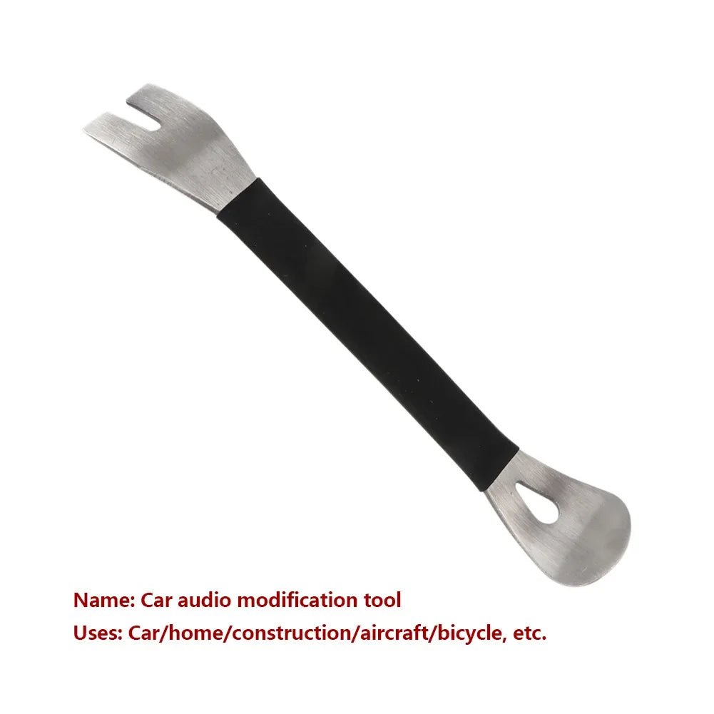 Car Audio Disassembly Tool Stainless Steel PryClip Rocker Crowbar Bar Door Panel Disassembly Pry Panel Interior - All in 1