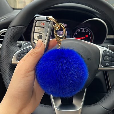 Porte clés | Pompon Fourrure