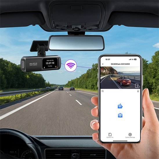 Dashcam voiture | Ultra HD 4K - All in One