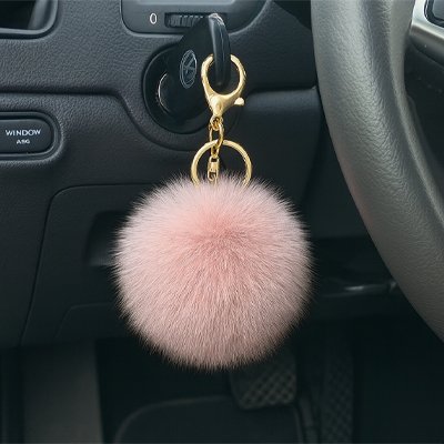 Porte clés | Pompon Fourrure