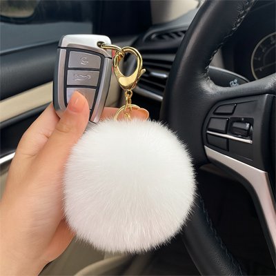 Porte clés | Pompon Fourrure