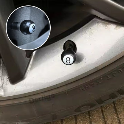 Bouchon valve pneu | Boule 8 de billard - All in One