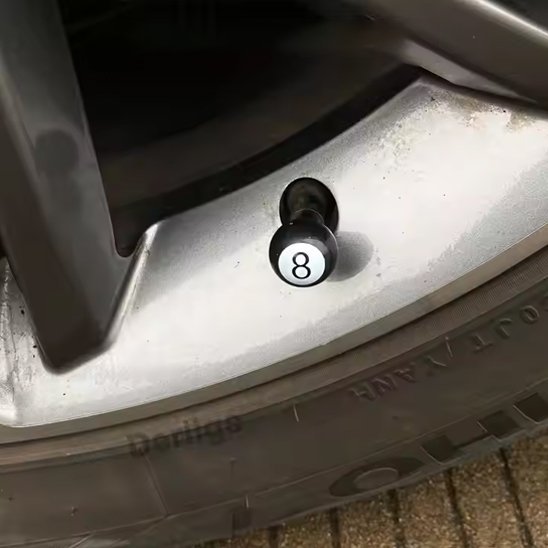 Bouchon valve pneu | Boule 8 de billard - All in One